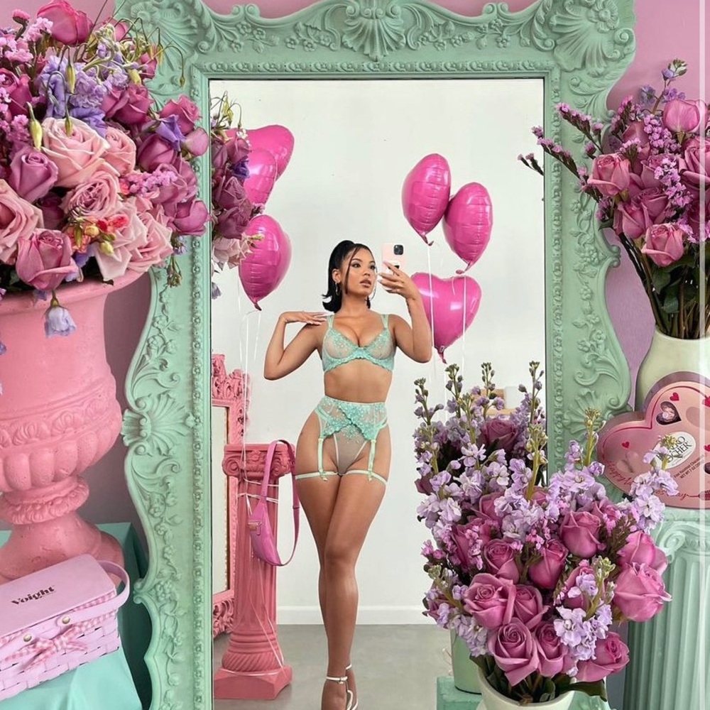 •SOLD•NWT Voight by Valentina - Forbidden Garden Limited Edition Mint Green Set